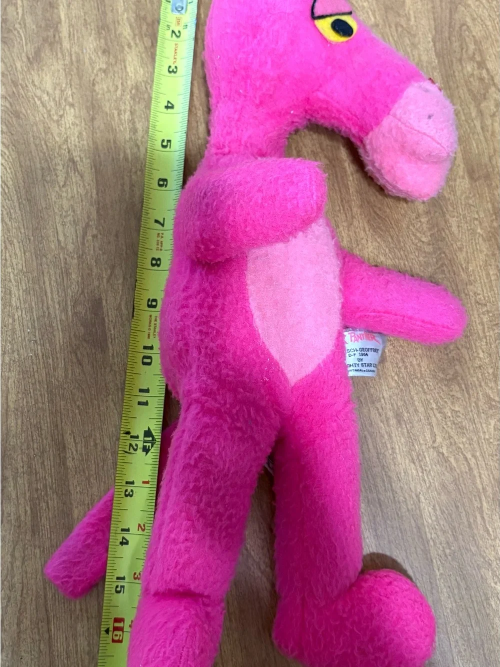 VTG 1964 Pink Panther Mirisch-Geoffrey 17in Stuffed Doll